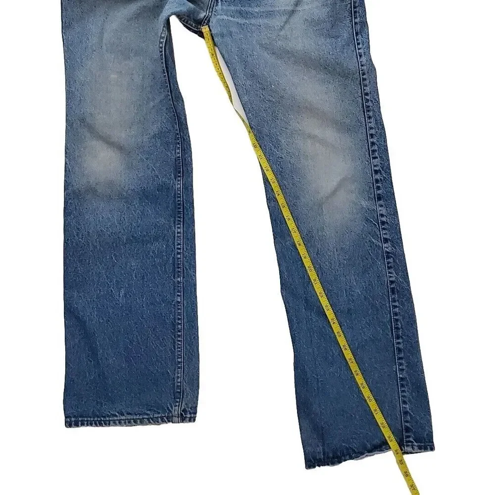 Vintage Levi's (Mens 36 x 34) Two‎ Horse Brand Blue Denim Jeans Leather Tab